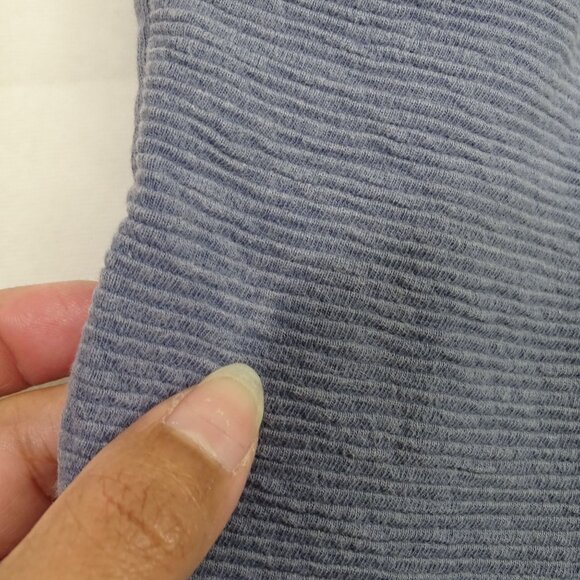 Zara Blue Elastic Waist Cotton Shorts Gils Size 13-14 Yrs 164 Drawstring Pockets - Picture 14 of 16